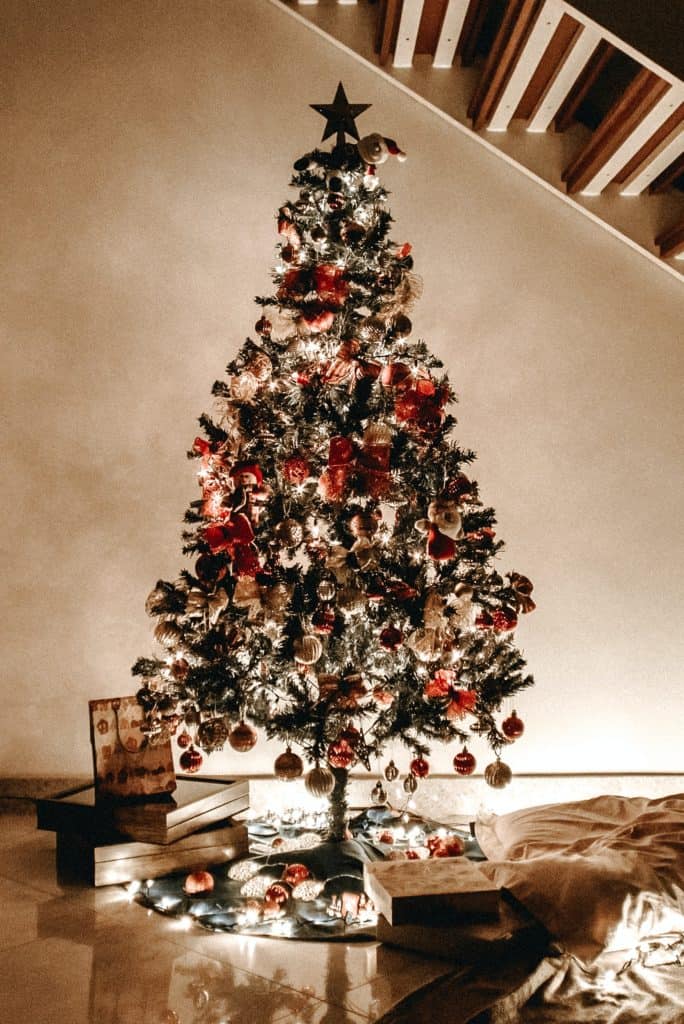 an image of a decorated Christmas tree